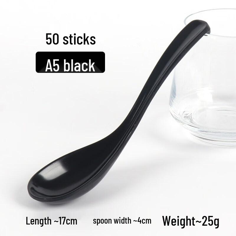 Qiwei Commercial Melamine Long-Handle Soup Spoon