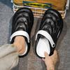 Fashion Trendy Men's Hollow Out Sandals Plus Size Dual Use Slippers Home Use Non-Slip Summer Beach Shoes EVA Sole Comfortable Wear
