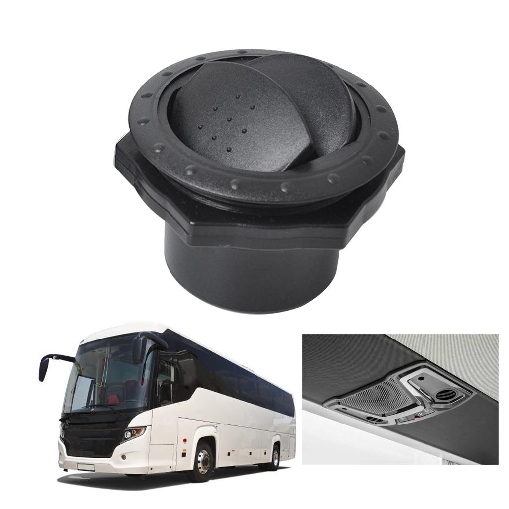 Univerzální výstup deflektoru klimatizace do auta Kulaté otočné vnitřní větrací otvory pro RV Autobus Nákladní automobil Camper-Caravan Příslušenství