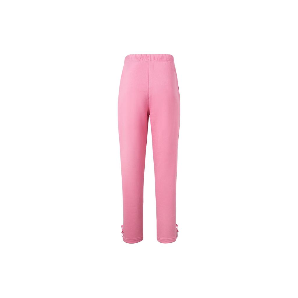 New Adidas W Verbiage Pt1 Knitted Sports Pants Women's Blessing Pink JD3470