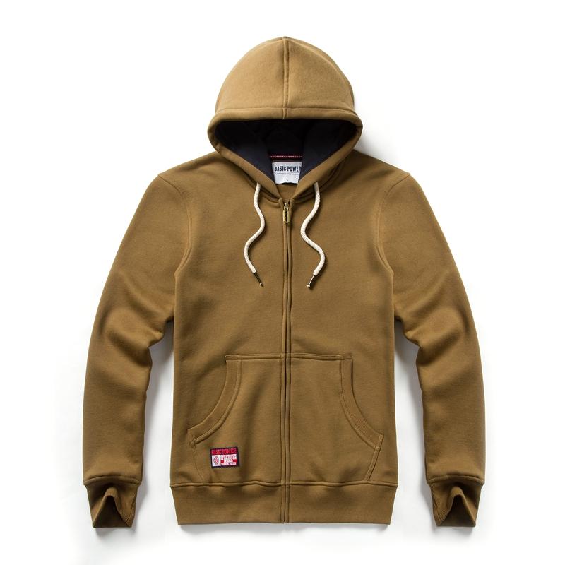 Solid Color Hoodie Men Fashion Zip Up Long Sleeve Oversized Jacket Coat Harajuku Gothic Hooded Sweatshirt