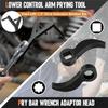 AA92-Lower Control Arm Prying Tool,Pry Bar Wrench Adaptor-Head, Bushing Removal Tool & Pry Bar Adapter Tool Set 1/2Inch Drive