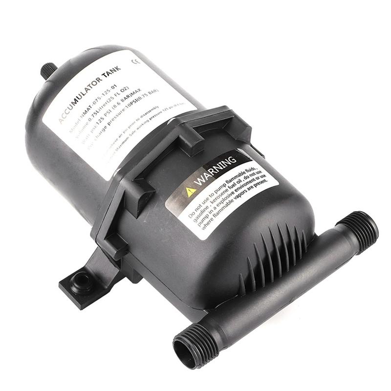 Accumulator Pressure    Control 0.75 L 125PSI Waterproof for Marine RV Boat Pressurized Water