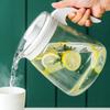 Large Capacity Glass Kettle High Temperature Resistance Water Bottle Household Transparent Teapot Coffee Jug Drinking Utensil