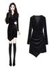 Golden Velvet Slim Fit Little Black Dress - Elegant Petite Short Skirt (2025)