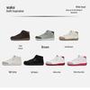 HOBIBEAR Fleece-Lined Slip-On Winter Mid-Top Wide-Toe Casual Outdoor Shoes