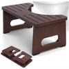 Bamboo Stool for Bathroom, Kitchen, or Hallway