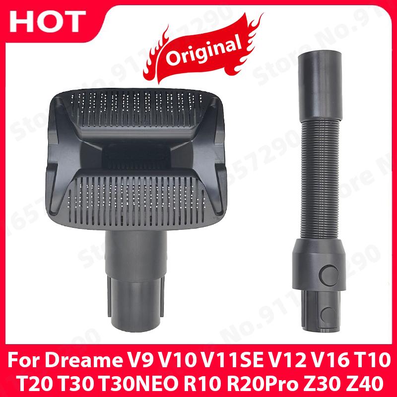 Spazzola per Animali con Tubo Flessibile Originale per Dreame V9 V10 V11SE V12 V16 T10 T20 T30 T30NEO R10 R20Pro Z30 Z40 Aspirapolvere Portatile Acces