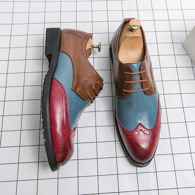 38-47 Herren Anzugschuhe Formell Leder Mode Brogue Italien Schuhe Designer Handgefertigt Hochzeitsparty Schuhe Herren Slipper Oxfords Schuhe