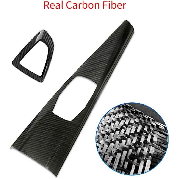 AIRSPEED Carbon Fiber Car Center Console Multimedia Button Panel Cover Gear Shift Panel Frame Cover Trim Sticker Kit for BMW F30 F31 F32 F34 F36 M3