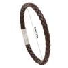 1pc Men's PU Leather Bracelet, Punk Rock Street Style, Minimalist & Stylish,  Football Sporty Wristband