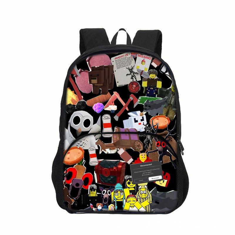 99 Nights In the Forest Children's Game-themed Backpack with Pockets 7330