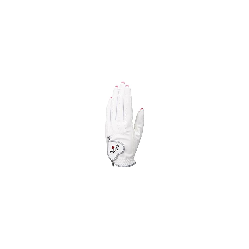Callaway NAIL DUAL Women s Golf Gloves White Size L (20-21cm) Right and Left Handed