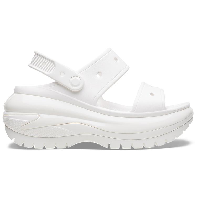 Crocs Mega Crush Sandal 'White' Women's 207989-100