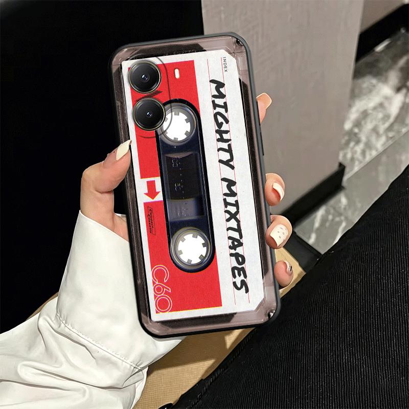 Vintage 90S Cassette Tape Pattern Soft Phone Case for Xiaomi Poco X5 X6 X7 X8 Pro Max X3 F7 F8 Ultra M8 M7 M6 M5 Redmi 15 15C 14