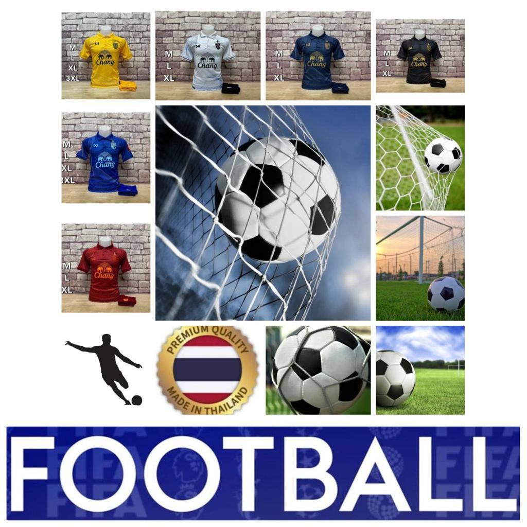 Thailand FOOTBALL SOCCER NATION TEAM JERSEY SHIRT HOME FAN Print Polo Unisex Men Women Quick Dry Short Sleeve Uniform Elephant Logo Sport