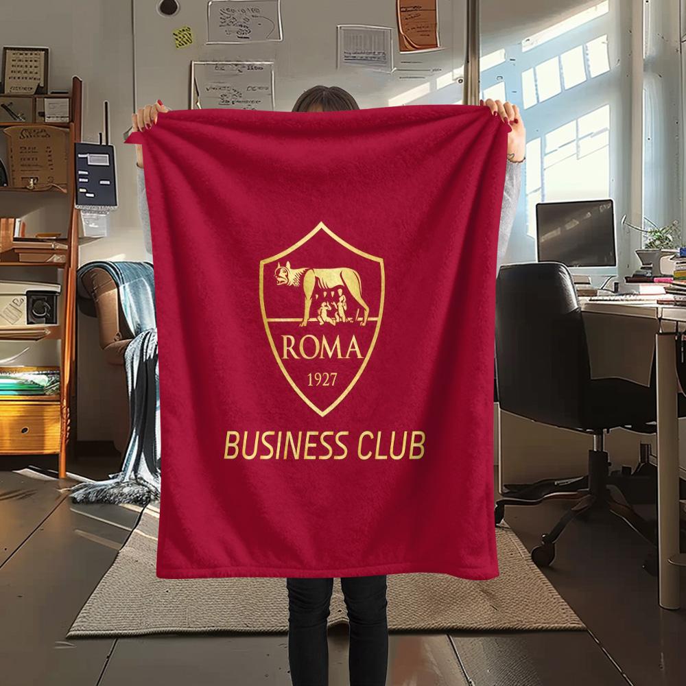 AS Roma2 Flannel Blanket, High quality Comfortable for All Seasons, Home Decor, Warmth and Comfort