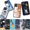 Art Astronaut Moon Sky Phone Cover Case for Apple iPhone 16 15 14 Plus 13 12 Mini 17 Pro Max + ProMax 16E Air 16+ Casing