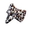 Women Soft Armpit Bag Leopard Print Shoulder Bag Dating Bag Handbag and Purse Autumn Winter Underarm Bag for Everyday  White