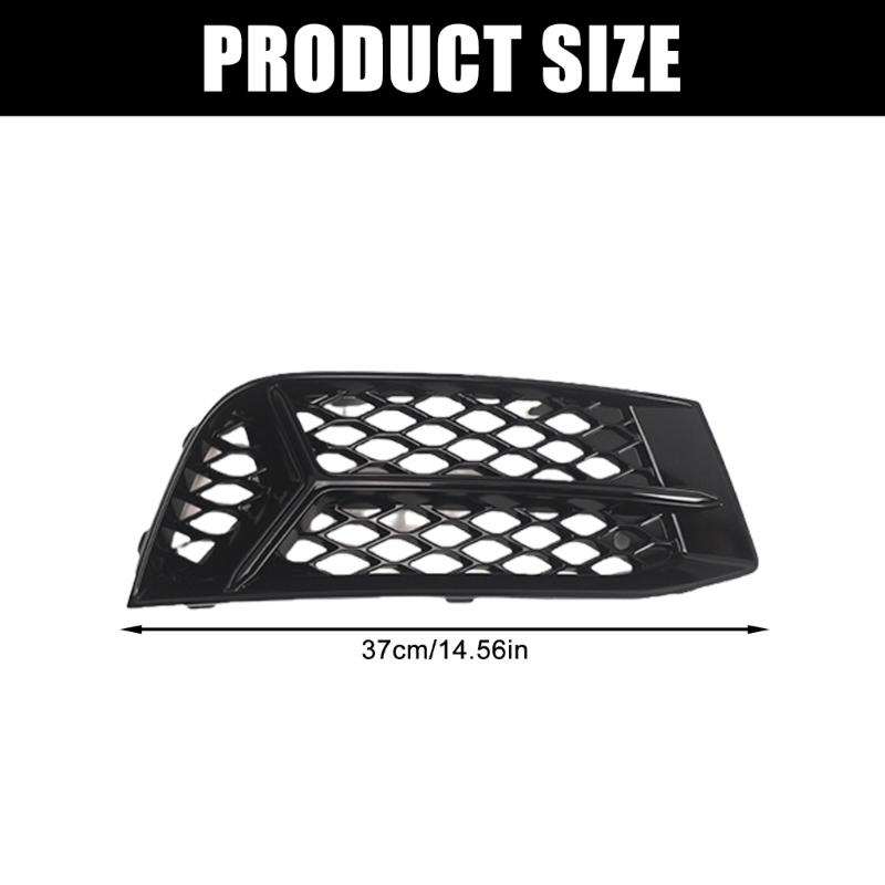 Automotive Lighting Protection Pair Of Fog Light Grilles Bumper Cover For 8V5807681AA 8V5807682AA 8V5807681M 8V5807682M