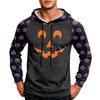 Men's Loose Fit Printed Hoodie with Pocket and Drawstring Casual Sweatshirt for Everyday Wear