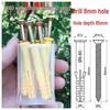 Home Use Mixed Pack: Yellow Plastic Expansion Tubes, Zinc Nails, Stainless Steel Screws