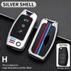 Zinc Alloy 3 Button Car Key Case Cover Fob Shell for Ford Focus 2 MK2 Fiesta Mondeo Galaxy Falcon Territory Ecosport