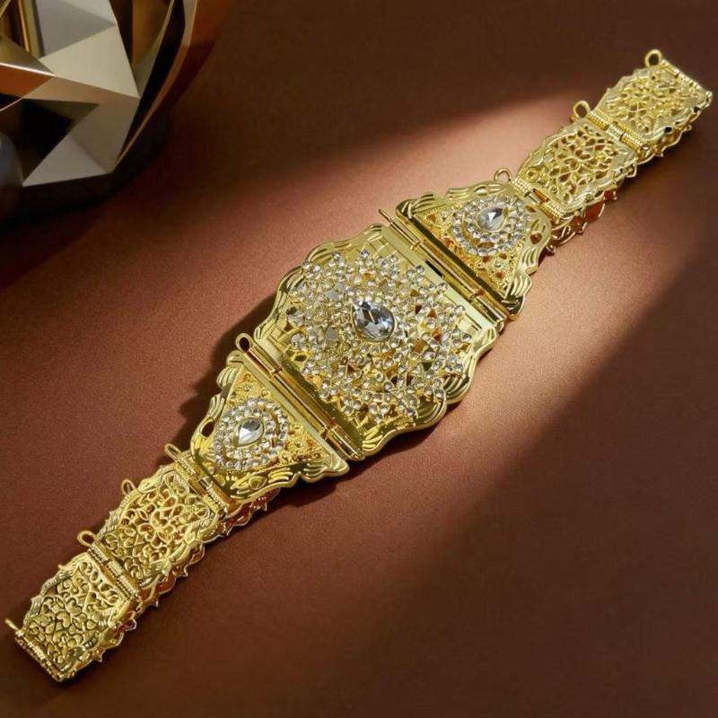 Marokkanische Stile Metallgürtel Für Damen Und Herren Verstellbarer Bund Mit Exotischem Design Modeaccessoire