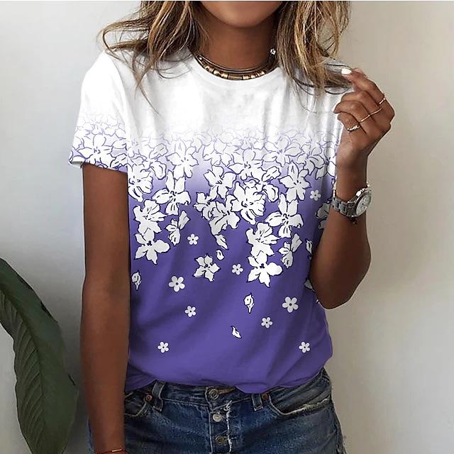 Casual American 3D Printed Short Sleeved T-shirt