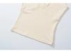 Lace V-Neck Ribbed Cotton Camisole: High-Elastic Slimming Tank for Spring/Summer 2025
