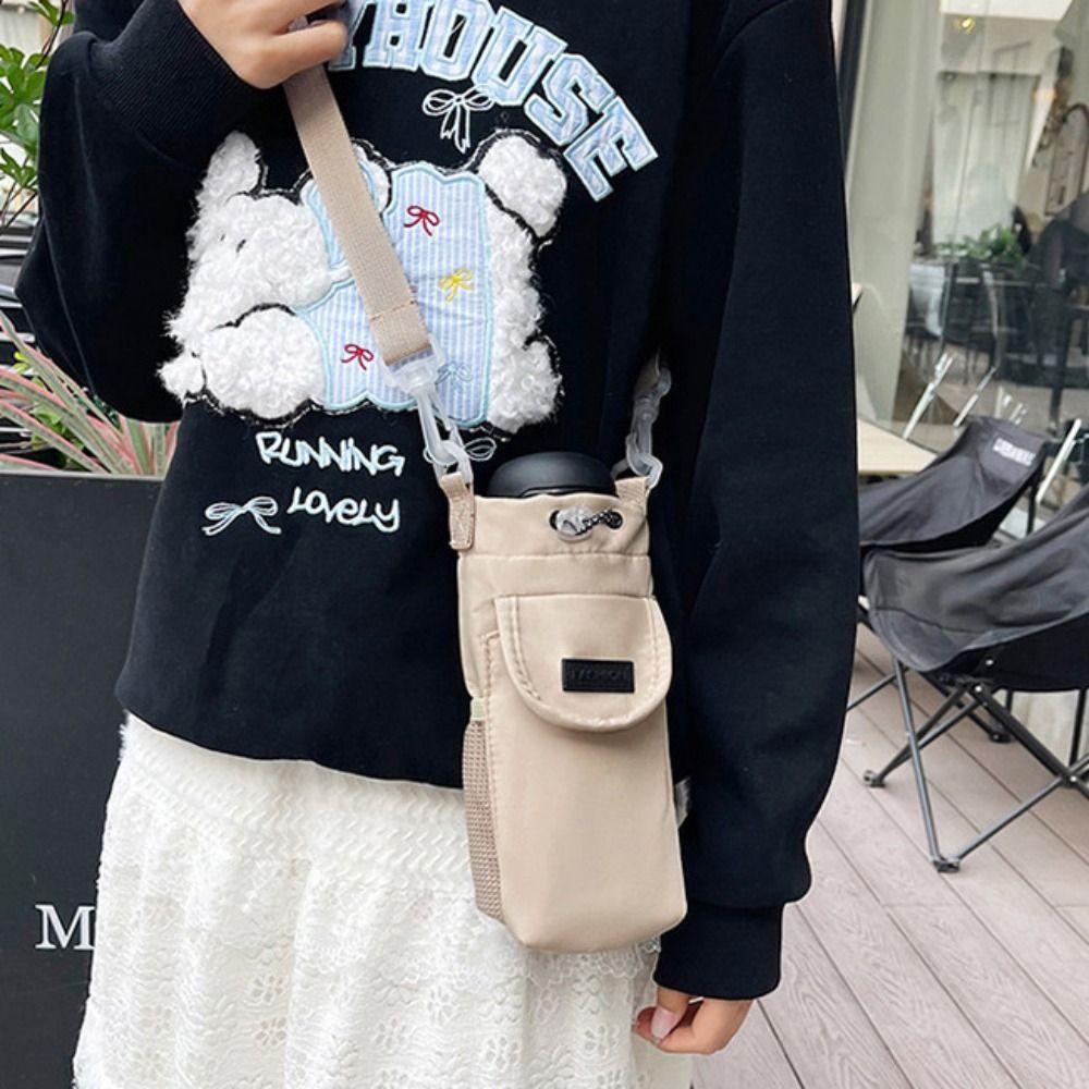 Multi-functional Water Bottle Carrier Bag Shoulder Strap Water Bottle Sling Bag  Hiking