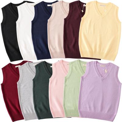 British College Style JK Uniform Vest, Japanese-Inspired Sweater