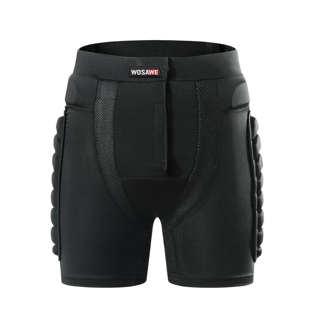 WOSAWE Motorcycle Shorts Skating Hip Shorts MTB Motocross Hip Paddeds Skiing Snowboard Shorts for Children Teenagers and Adults