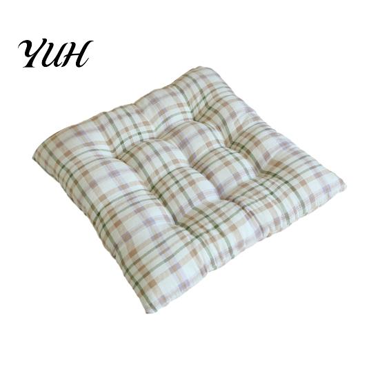 Warm Seat Cushion for Hard Chairs Plaid Chair with Ties, Soft Cozy Dining Pad, 16 High Elastic X Inch Non-slip Pad Home Office Chair, Dormitory