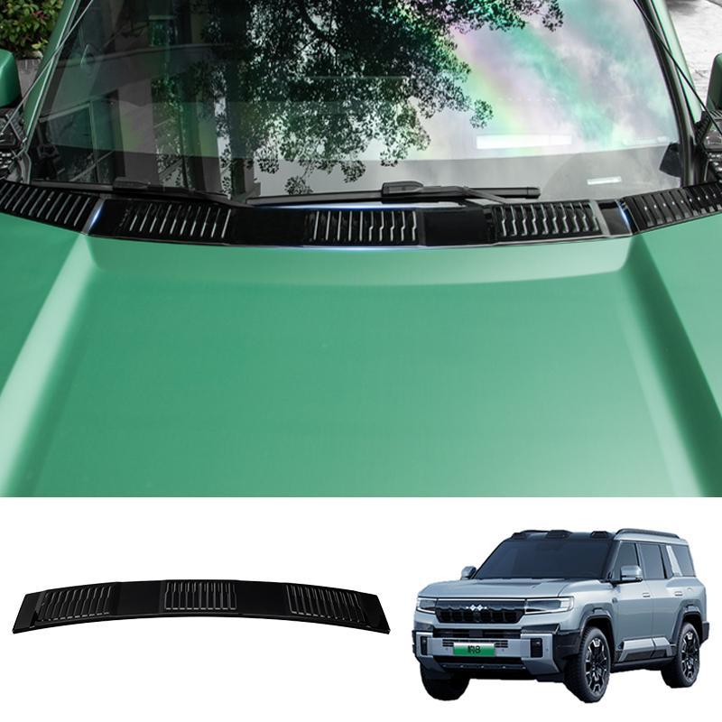 Car Hood Protector Trim for BYD Leopard 8 Denza B8 2025+ Windshield Wiper Hood Trim Hood Trim Exterior Car Accessories Black