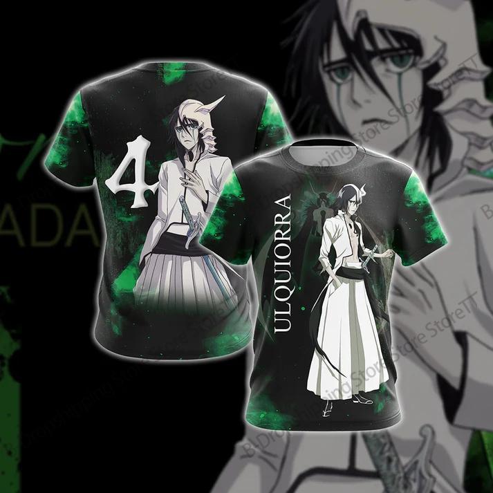 ETST21 Bleach Kenpachi Zaraki Anime Manga 3d Print T-shirt Mannen Vrouwen Mode Korte Mouw Tops T-shirts Herenkleding Jongen T-shirt Grote Maat 6XL