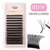 Goddess Double 3D/4DW Shaped Eyelash Extension  6DW 8D W Lashes Hand made Natural Soft  Premade Volume Fans Makeup