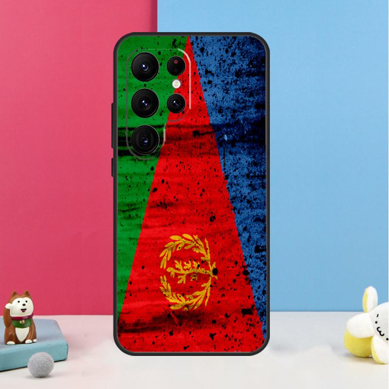 Eritrea Flag Case For Samsung Galaxy S24 S26 Ultra S20 S21 S22 S23 S25 Plus S10 S25 FE Back Cover Shell