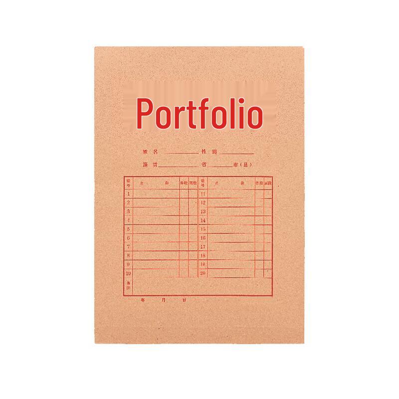 A4 Kraft Paper Document File Bags (50-Pack)