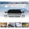 Car Windshield Cover for Ice and Snow, Frost Removal Wiper Protector, All Weather Waterproof Sunshade Snow Cover with Side Mirrors Cover Fits Most