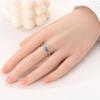 Luminous Firefly 925 Silver Ring Sparkling Rainbow Color Heart Wishbone Flower Original Rings For Women Wedding Jewelry