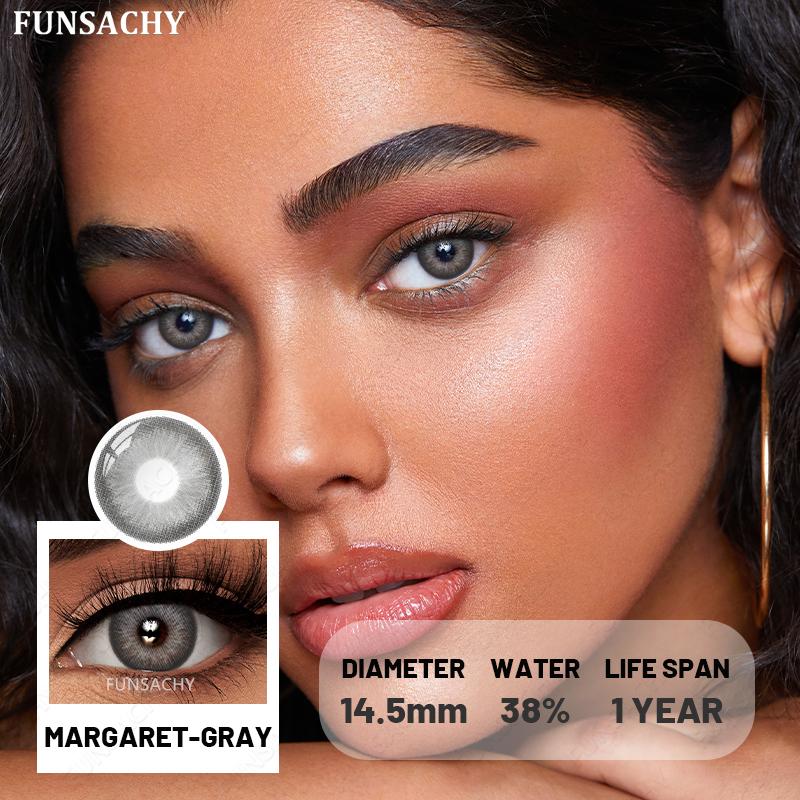 FUNSACHY 1 Pair Natural Blue Contact Lenses for Eyes Korean Fashion Color Eye Contacts Cosmetics Eye Makeup High Quality Lenses