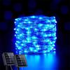Solar LED Copper Wire String Lights 8 Modes Outdoor Waterproof Fairy Lights Garden Yard Christmas Holiday Party Decor Lighting
