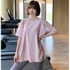 Women's Loose Quick-Dry Mesh Yoga T-Shirt - Large Size, Short-Sleeve, Summer Fitness Top