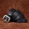 Belt Men's Thickened and Extra Thick Genuine Leather Pure Cowhide Stainless Steel Versatile Retro Casual Men's Jeans Belt