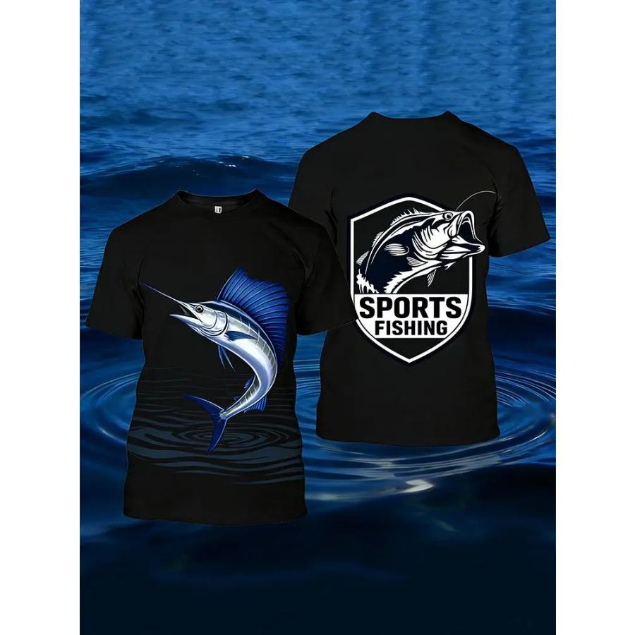 Summer Hunting Fishing 3D Print T-Shirts Men Women Casual Short Sleeve T Shirt Harajuku Y2K Top Streetwear Tees Men's Clothing