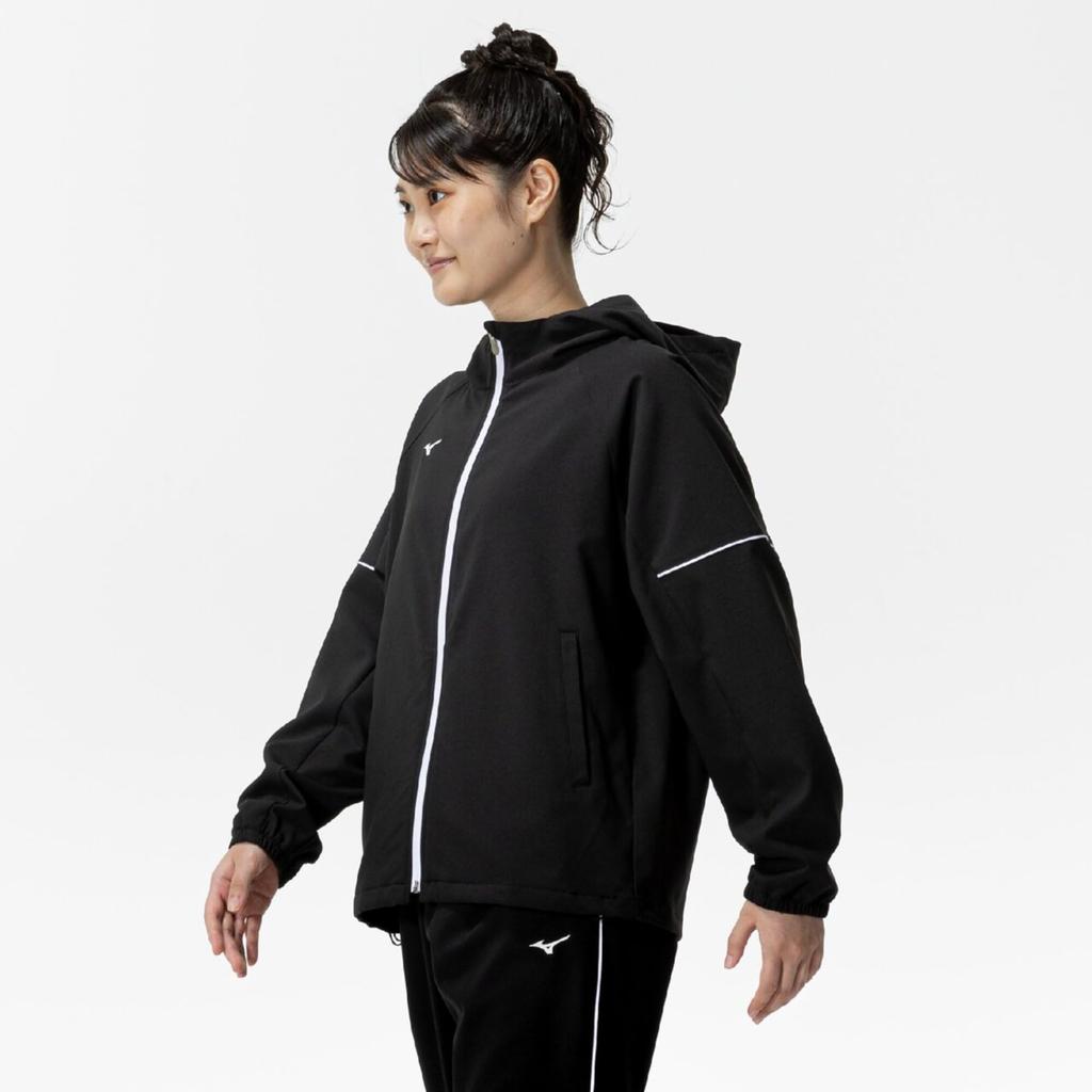 Mizuno Stretch Cloth UV Training 32MCC345 Women's Hoodie, Protection, Wear, Black,
