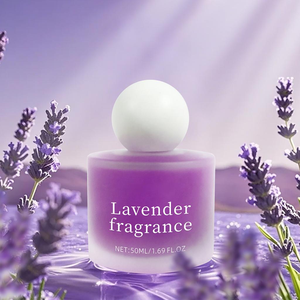 Spray Corpo Profumato alla Lavanda 50 ml Nebbia Profumata per Donna Uomo 1 Pz Senza Alcool Aroma Leggero per Uso Quotidiano Uscite Appuntamenti