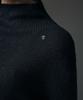 Teulimingbeodeu Alpaca Half-Turtleneck Long Knit [ Black ]