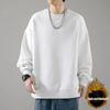 Unisex 450G Fleece Oversized Sweatshirt – Long Sleeve, Round Neck, Ideal for Autumn and Winter